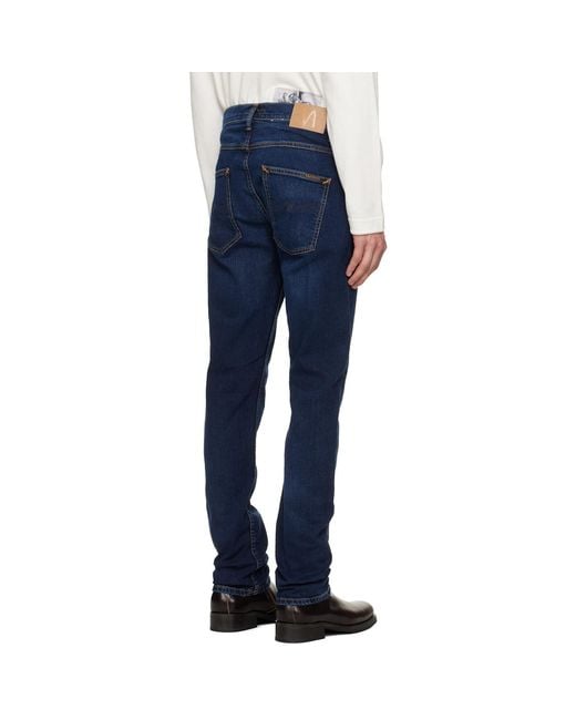 Nudie Jeans Blue Grim Tim Jeans for men