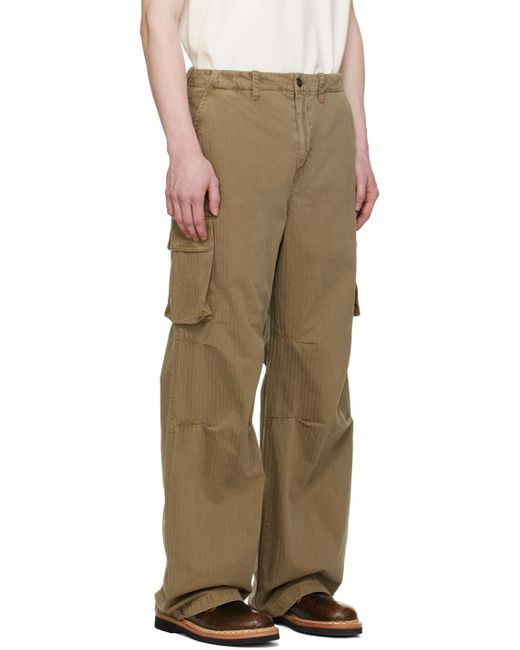 Our Legacy Natural Taupe Mount Cargo Pants for men