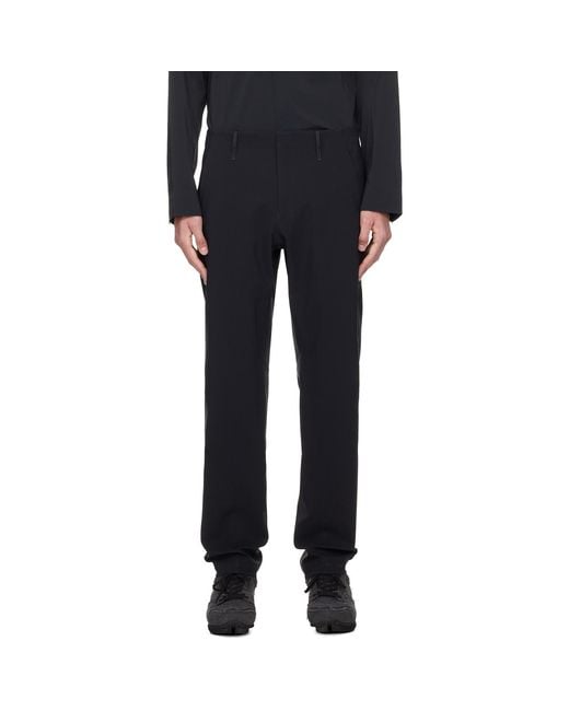 Veilance Black Indisce Mx Trousers for men