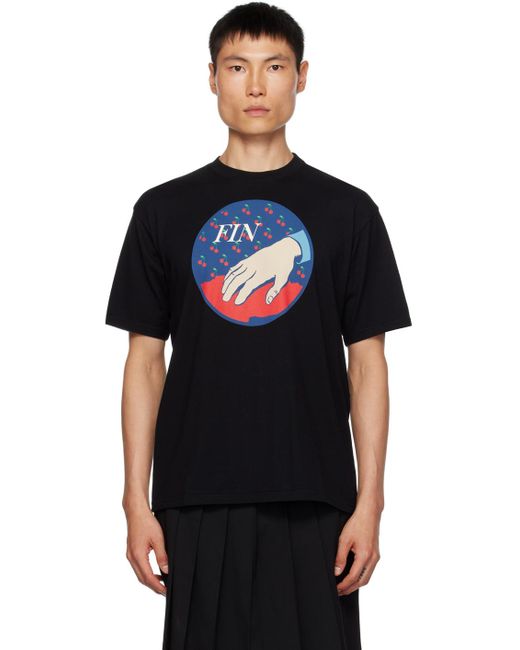 Undercover Black Printed T-shirt for men