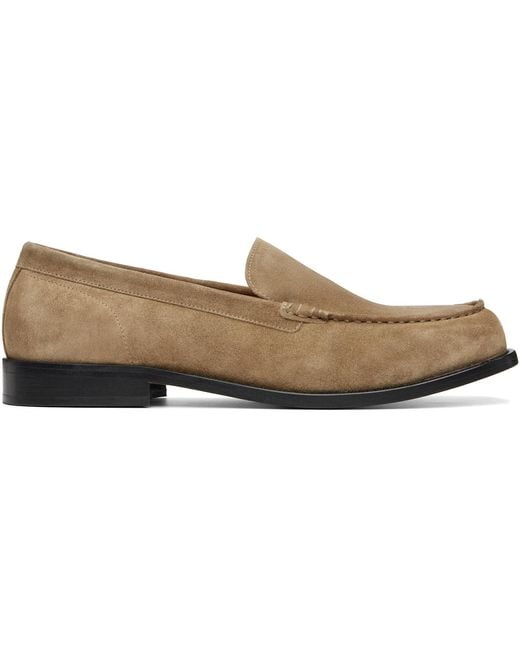 A.P.C. Black Suede Loafers for men