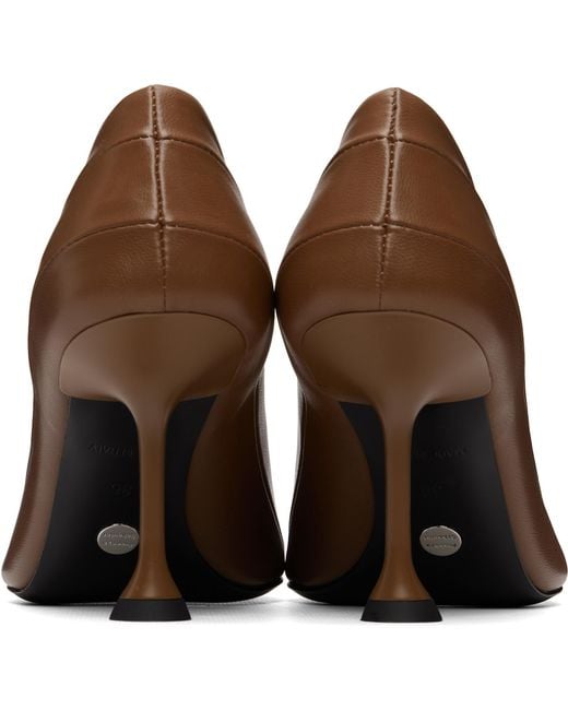 Proenza Schouler Brown Tee 85 Pierced Heels