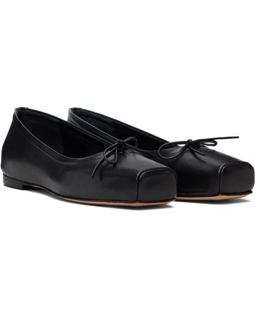 Aeyde Black Gabriella Ballerina Flats