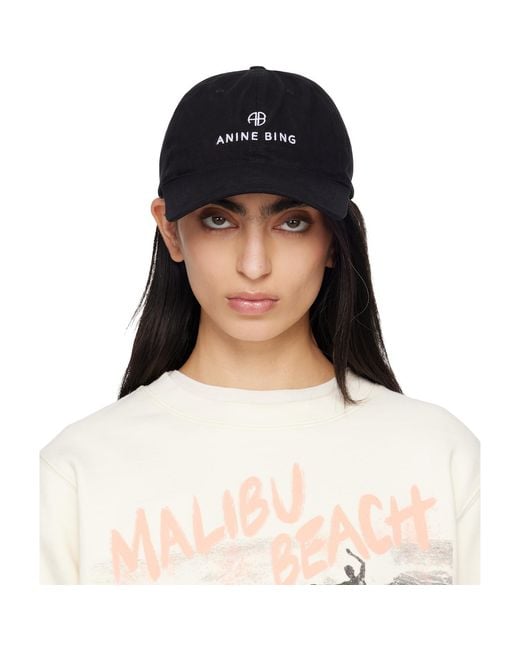 Anine Bing Blue Jeremy Baseball Cap