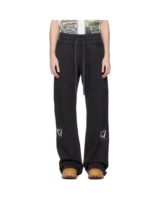 Who Decides War Black Winged Sweatpants for men