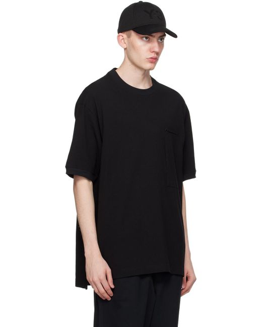 Y-3 Black Workwear T-shirt for men