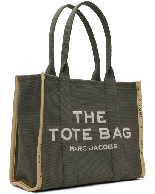 Marc Jacobs カーキ The Jacquard Large トートバッグ Green