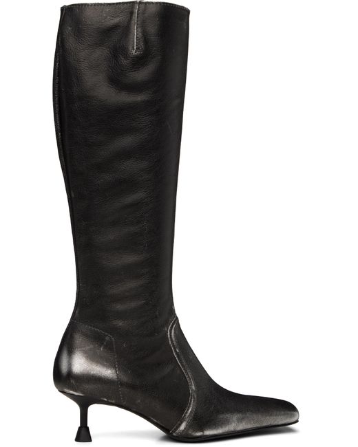 Miista Black Vikki Tall Boots