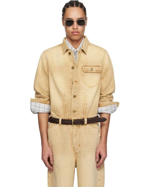 Carter Young Natural David Denim Jacket for men