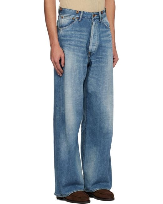 TAIGA TAKAHASHI Blue Lot. 704 C.1920's Jeans for men
