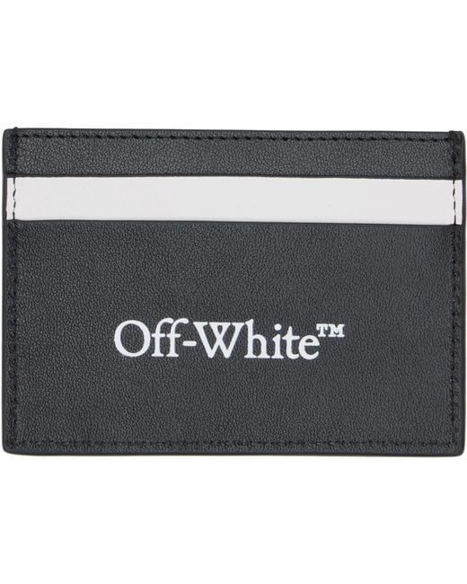 Off-White c/o Virgil Abloh Metallic Off- 'ooo Sneaker' Card Holder for men