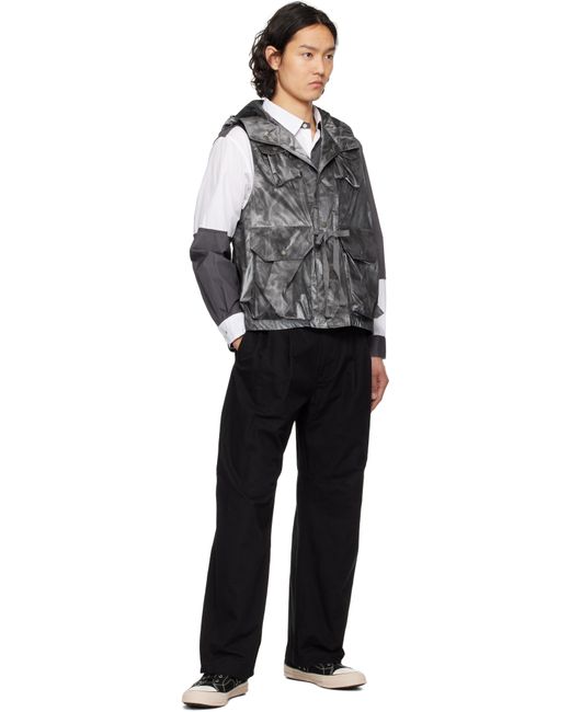 Engineered Garments Field Vest in Black for Men | Lyst