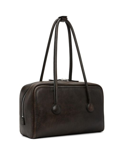 MARGE SHERWOOD Black Soft Boston Bag