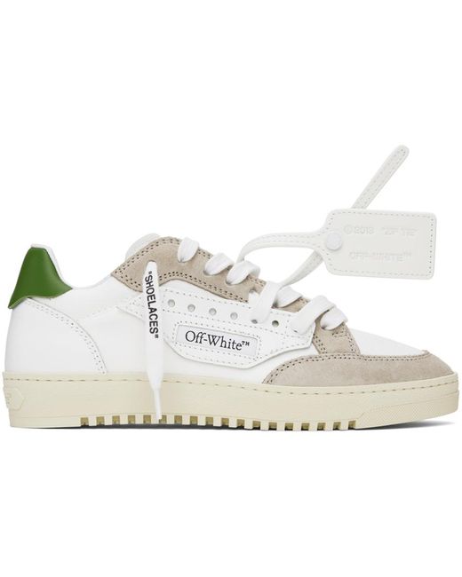 Off-White c/o Virgil Abloh Black White & Taupe 5.0 Sneakers