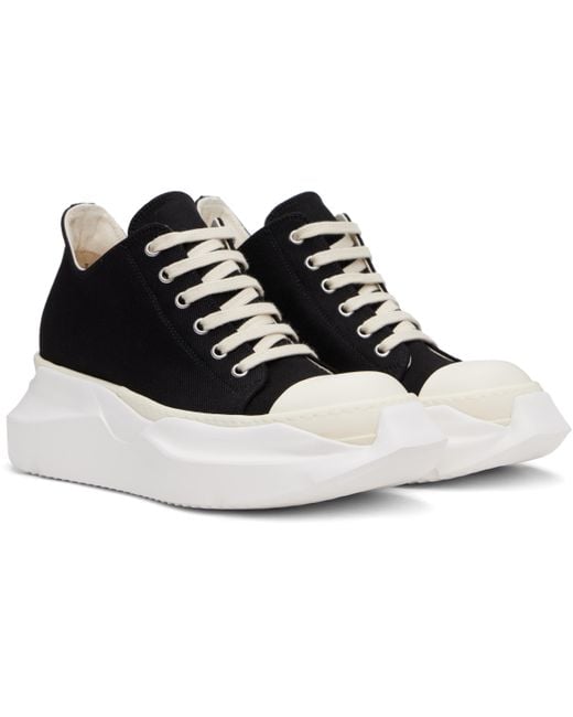 【RICK OWENS】Hollywood Abstract Low Sneaks スニーカー Rick Owens Hollywood Abstract Low Sneaks Sneakers in Black