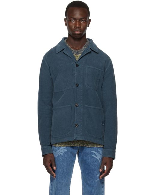 PS by Paul Smith Blue Pocket Jacket for men