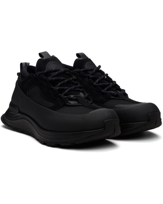 Canada Goose Black Glacier Trail Sneakers for men