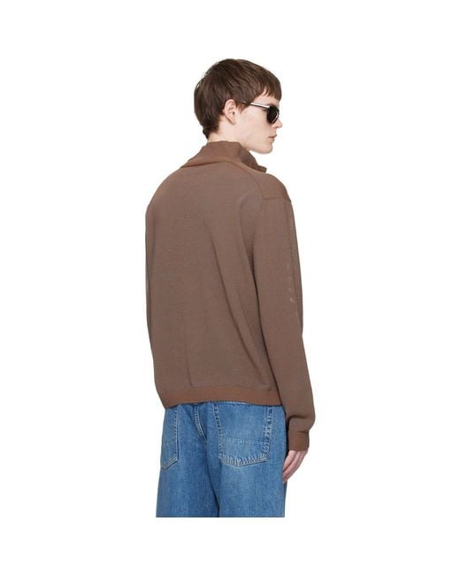 Our Legacy Blue Float Funnel Track Jacket for men