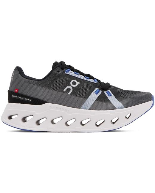 On Shoes Gray & Black Cloudeclipse Sneakers for men