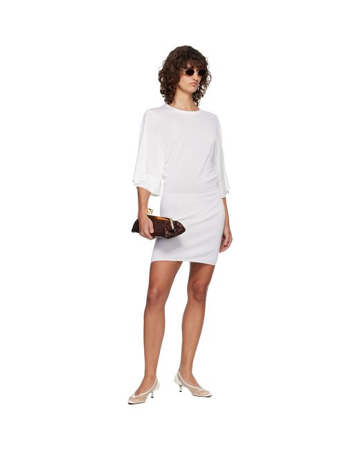 Jacquemus Black Off- 'La Robe Maille Mananco' Minidress