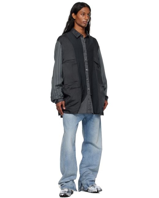 【Maison Margiela】パッチワーク インサイドアウトジャケット Maison Margiela】パッチワーク インサイドアウトジャケット