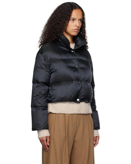 Max Mara ネイビー Ti ダウンジャケット Black