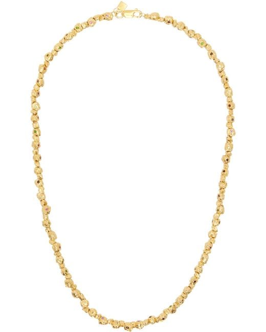 Veneda Carter Metallic Vc025 Signature Stone Necklace for men
