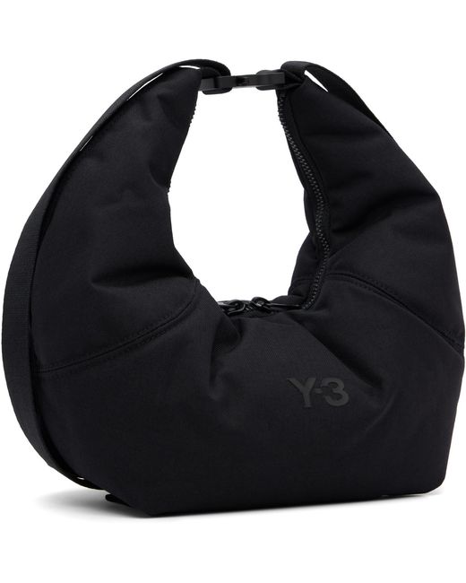 Y-3 Black Crescent Bag for men