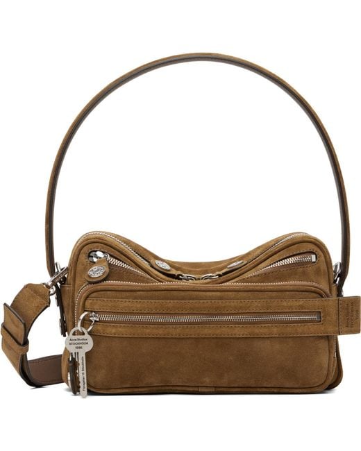 Acne Brown Camero Party Suede Bag