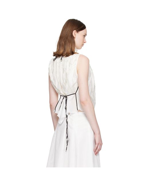 Paloma Wool White Lupe Top