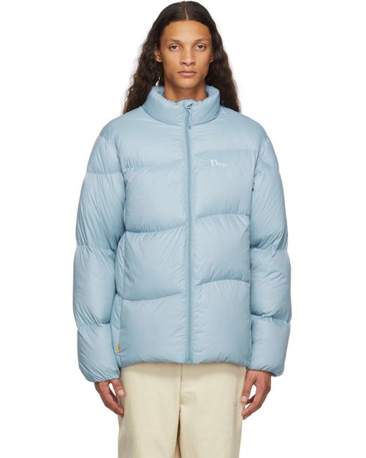 Dime Synthetic Midweight Wave Puffer Jacket in Blue for Men - Lyst