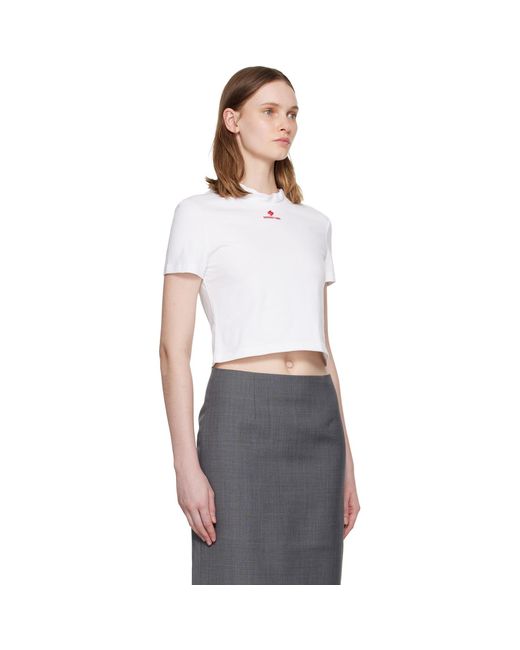 ShuShu/Tong Multicolor Wave Lace Collar T-Shirt