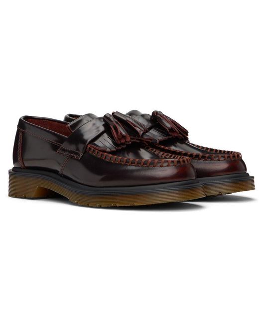 Dr martens adrian burgundy sales