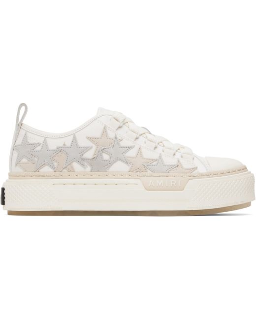 Amiri Black Stars Court Low Sneakers