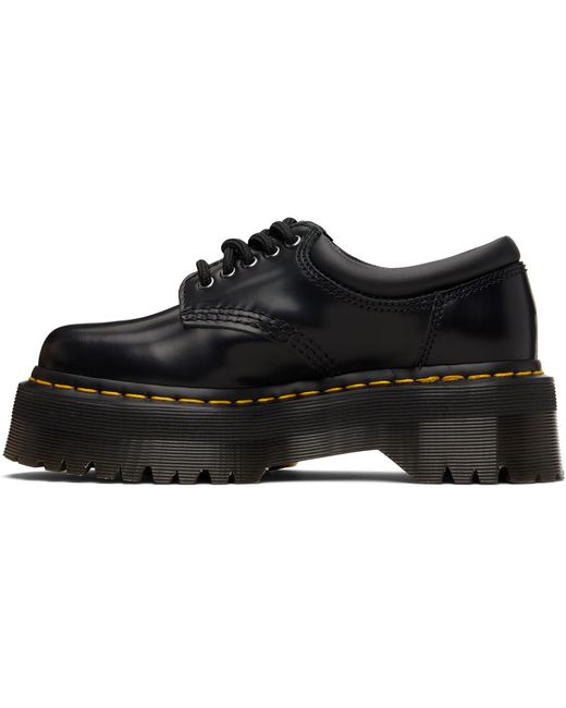 Dr. Martens Black 8053 Leather Platform Casual Derbys