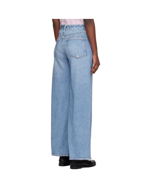 Rag & Bone Blue Rb Miramar Sofie Ankle-Length Jeans