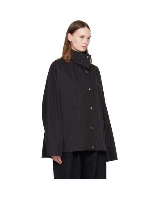 Totême Black Summer Parachute Jacket