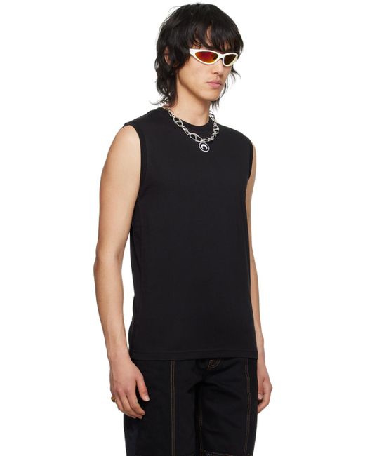 T-shirt sans manches noir MARINE SERRE pour homme en coloris Black