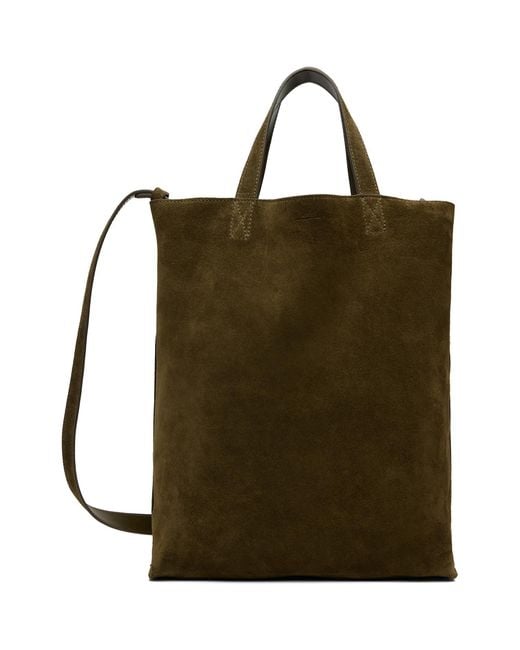 A.P.C. Green Khaki Cabas Maiko Medium Tote for men