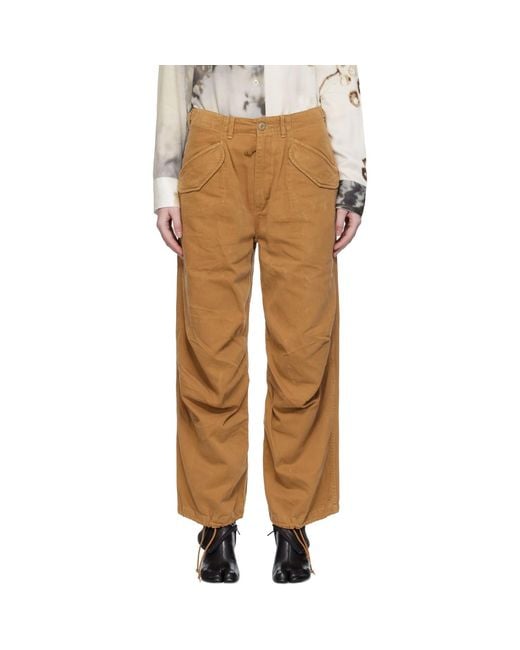 R13 Natural Tan Military Trousers