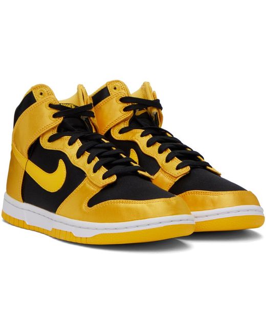 Nike Yellow & Black Dunk High Sneakers