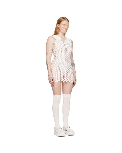 Sinéad O'Dwyer Black Squiggle Minidress