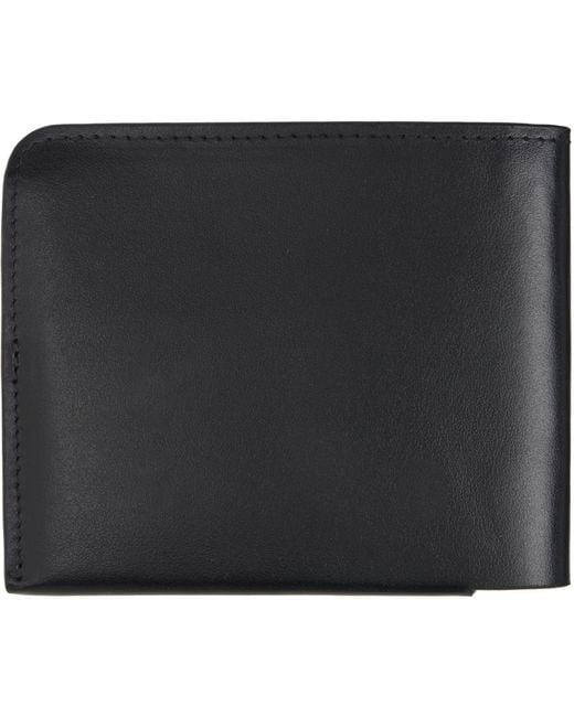 Dries Van Noten Black Leather Wallet for men