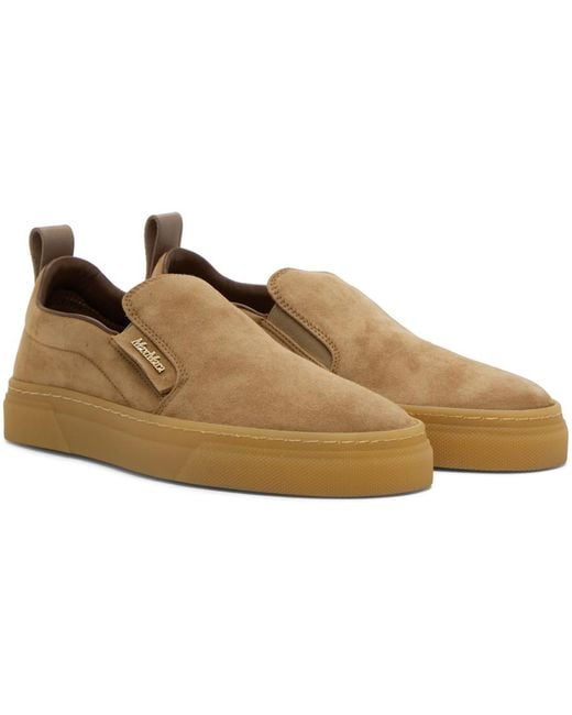 【関税込み】Max Mara タン Tiaf スリッポンスニーカー Max Maraのタン Tiaf スリッポンスニーカーがセール中