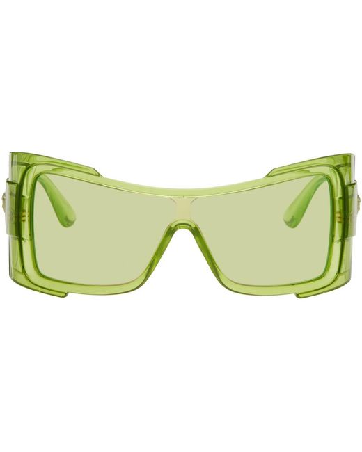 Versace Green Maxi Medusa biggie Sunglasses for men