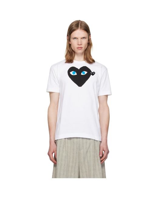 COMME DES GARÇONS PLAY Black Emblem Heart' T-Shirt for men