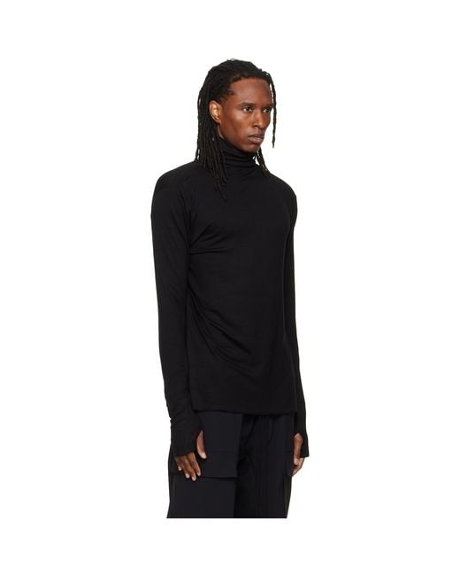 Thom Krom Black Ts 1003 Turtleneck for men