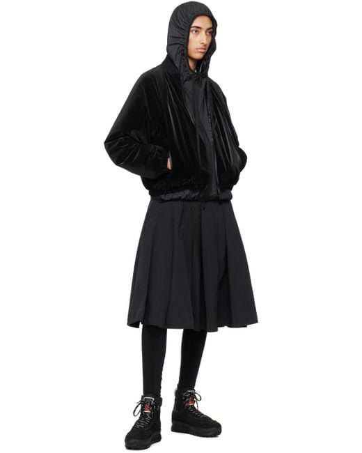 【MONCLER】Auxonne ウィンドブレーカー Moncler: Black Auxonne Windbreaker Jacket | SSENSE