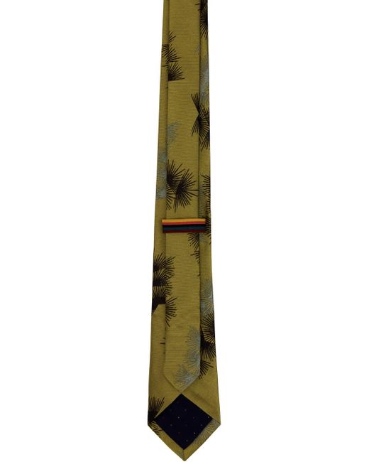 Cravate kaki à motif sun flare Paul Smith pour homme en coloris Black
