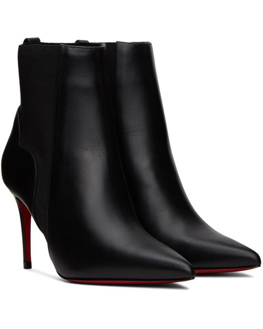 Christian Louboutin Black Chelsea Chick Boots